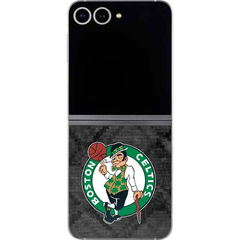 NBA Boston Celtics Dark Rust Galaxy Z Flip6 Skin